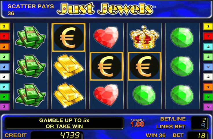 Игровой автомат Just Jewels deluxe играть онлайн бесплатно
