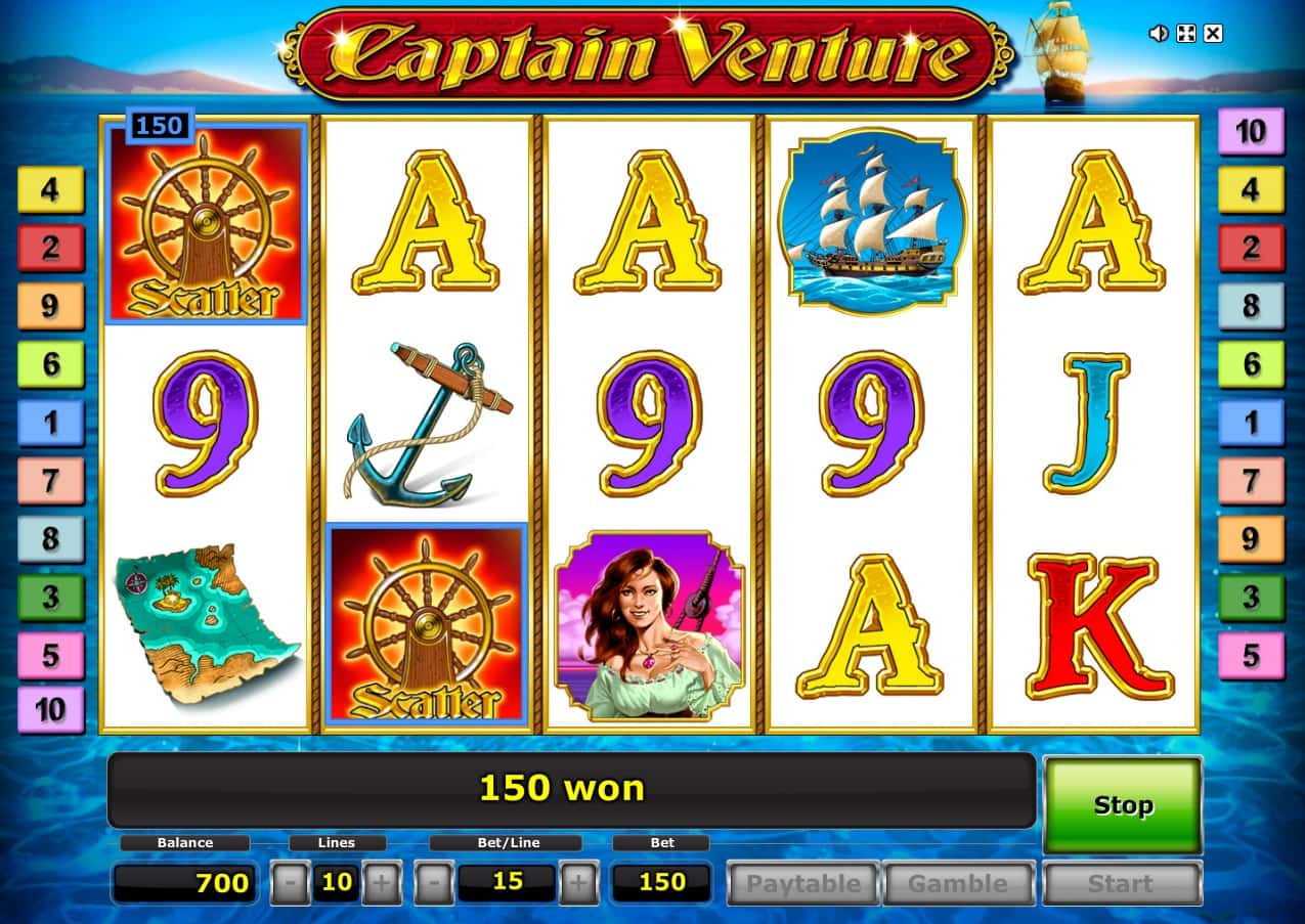 Игровой автомат Captain Venture – онлайн