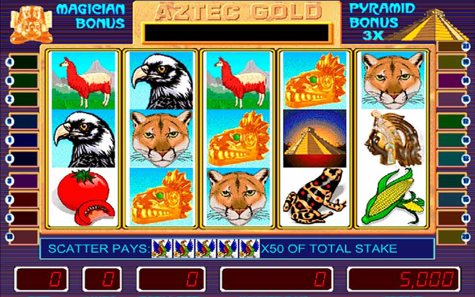 Игровые автоматы Пирамиды Aztec Gold - играть бесплатно.