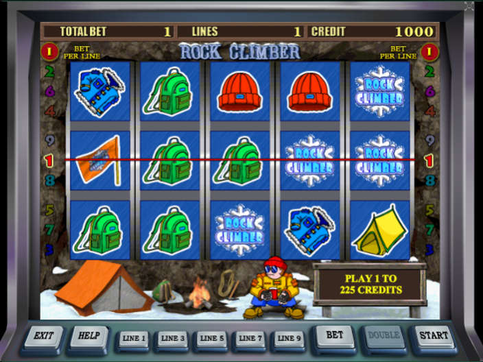 Игровой автомат Rock Climber – играть онлайн в клубе.