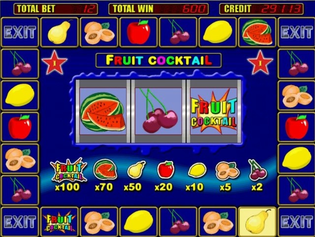 Игровые автоматы Fruit Cocktail – играть бесплатно в Клубнички